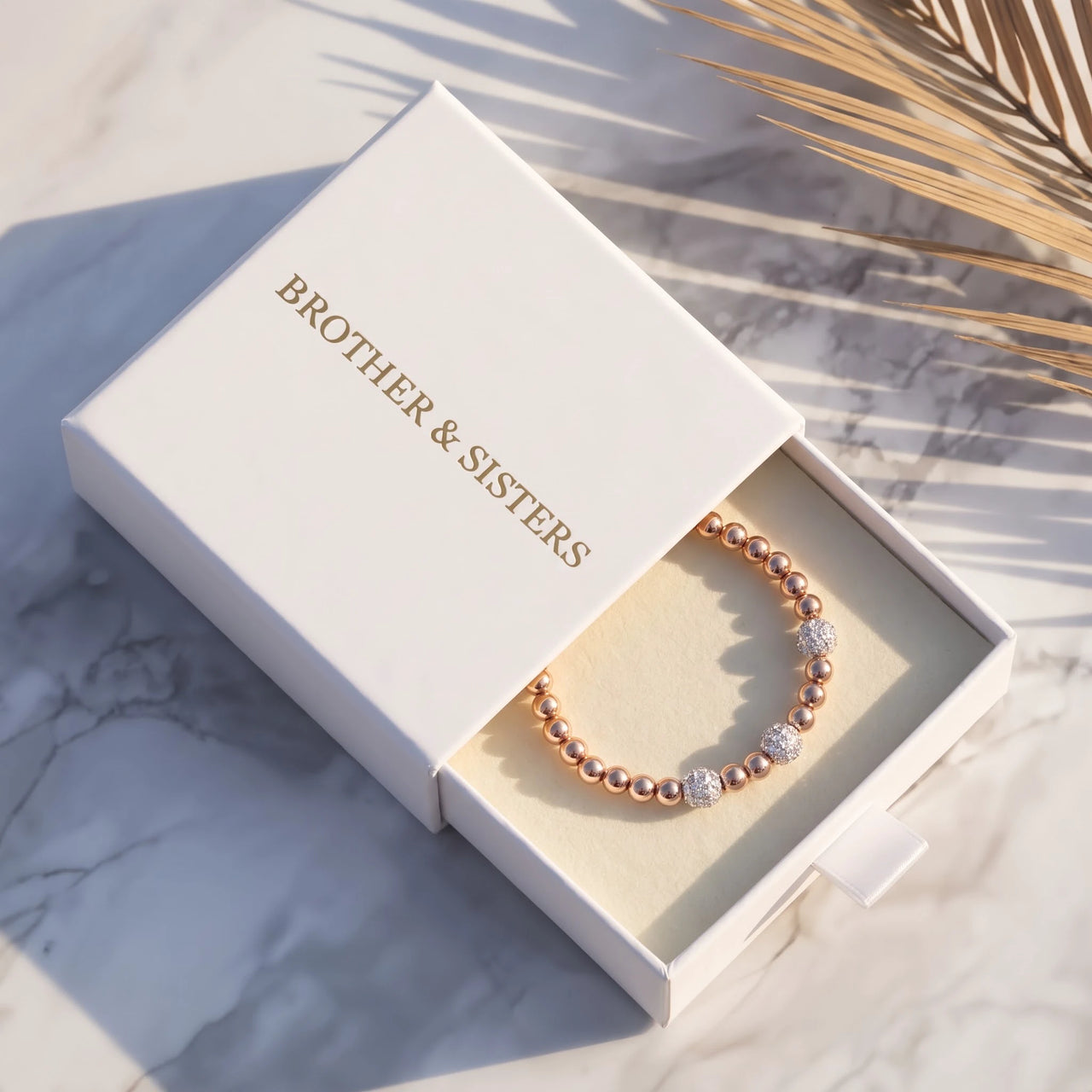 Bijoux acier inoxydable — dans l'écrin cadeau, or rose | SKU: 25535342-rose-gold
