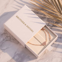 Thumbnail for Bracelet minimaliste — dans l'écrin cadeau, or rose | SKU: 11662607-rose-gold