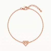 Thumbnail for Bracelet minimaliste — photo produit sur fond blanc, or rose | SKU: 11662607-rose-gold