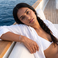 Thumbnail for Bracelet acier inoxydable femme — photo portée, or rose | SKU: 11662607-rose-gold