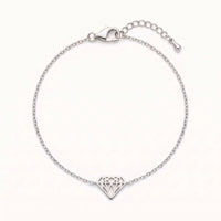 Thumbnail for Bracelet minimaliste — photo produit sur fond blanc, argent | SKU: 11662607-white-gold