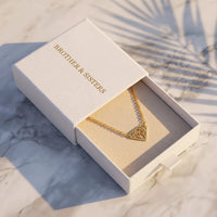Thumbnail for Pendentif géométrique — dans l'écrin cadeau, or | SKU: 12791388-gold