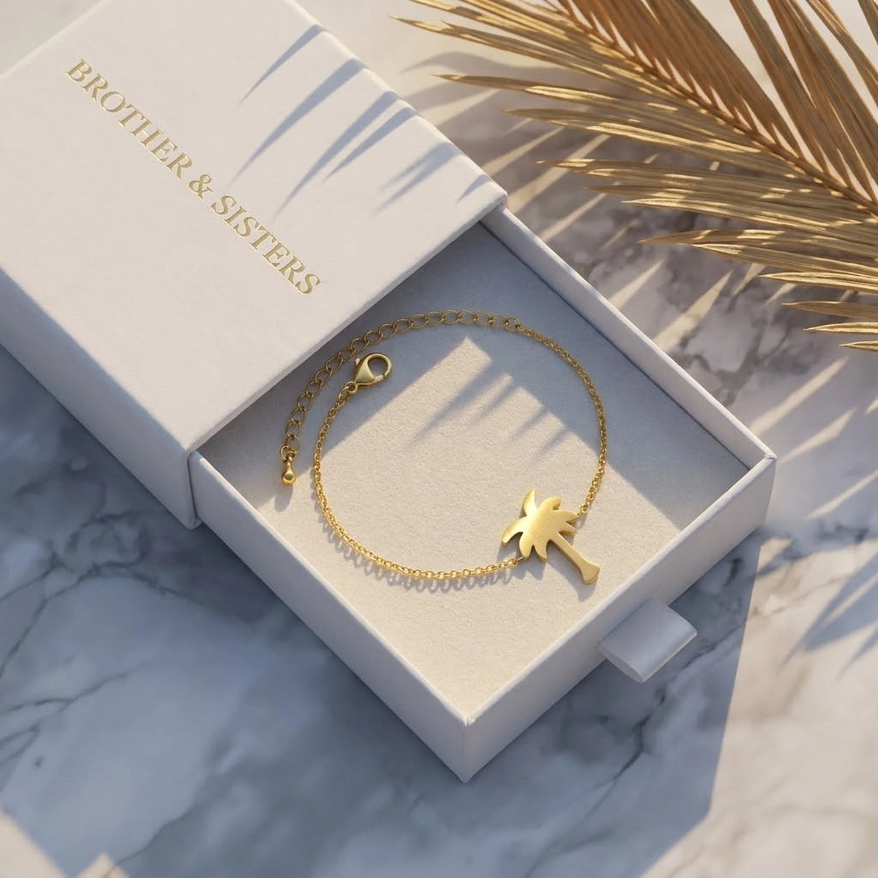 Bijoux acier inoxydable — dans l'écrin cadeau, or | SKU: 7819407-gold-color