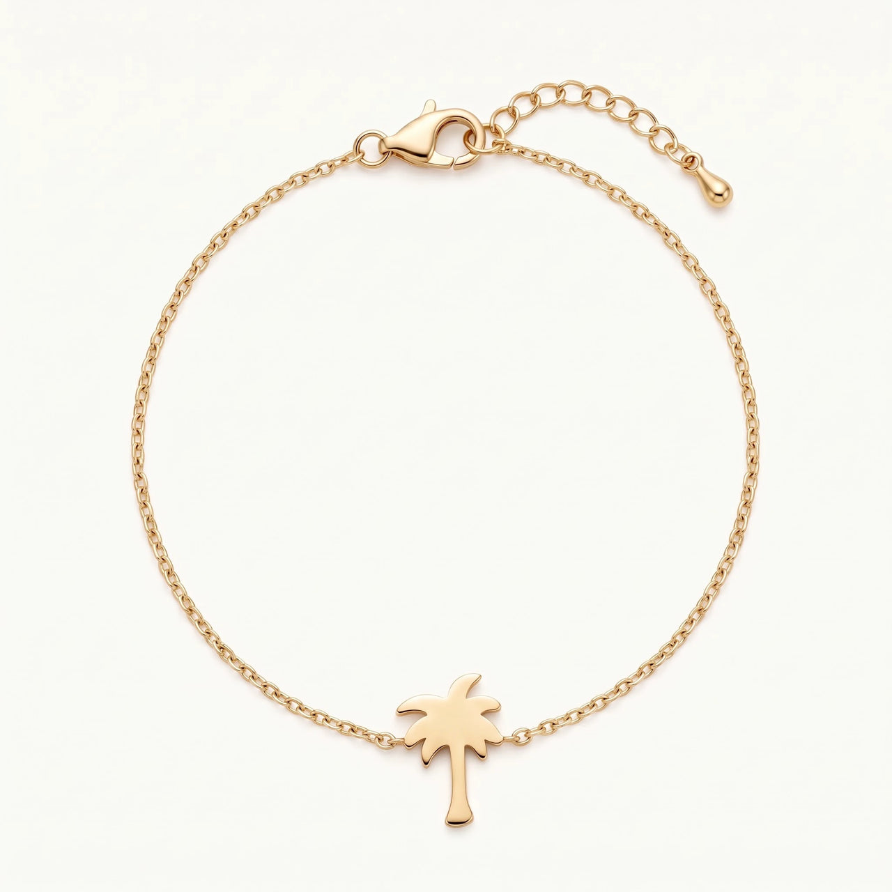 Bracelet palmier — photo produit sur fond blanc, or | SKU: 7819407-gold-color