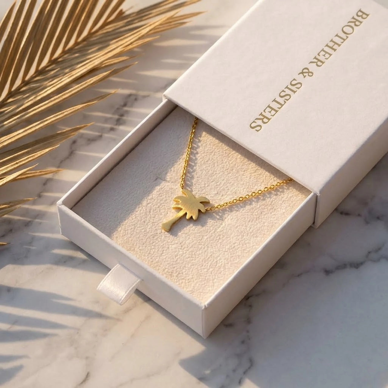 Collier acier inoxydable femme — dans l'écrin cadeau, or | SKU: 8732822-gold-color