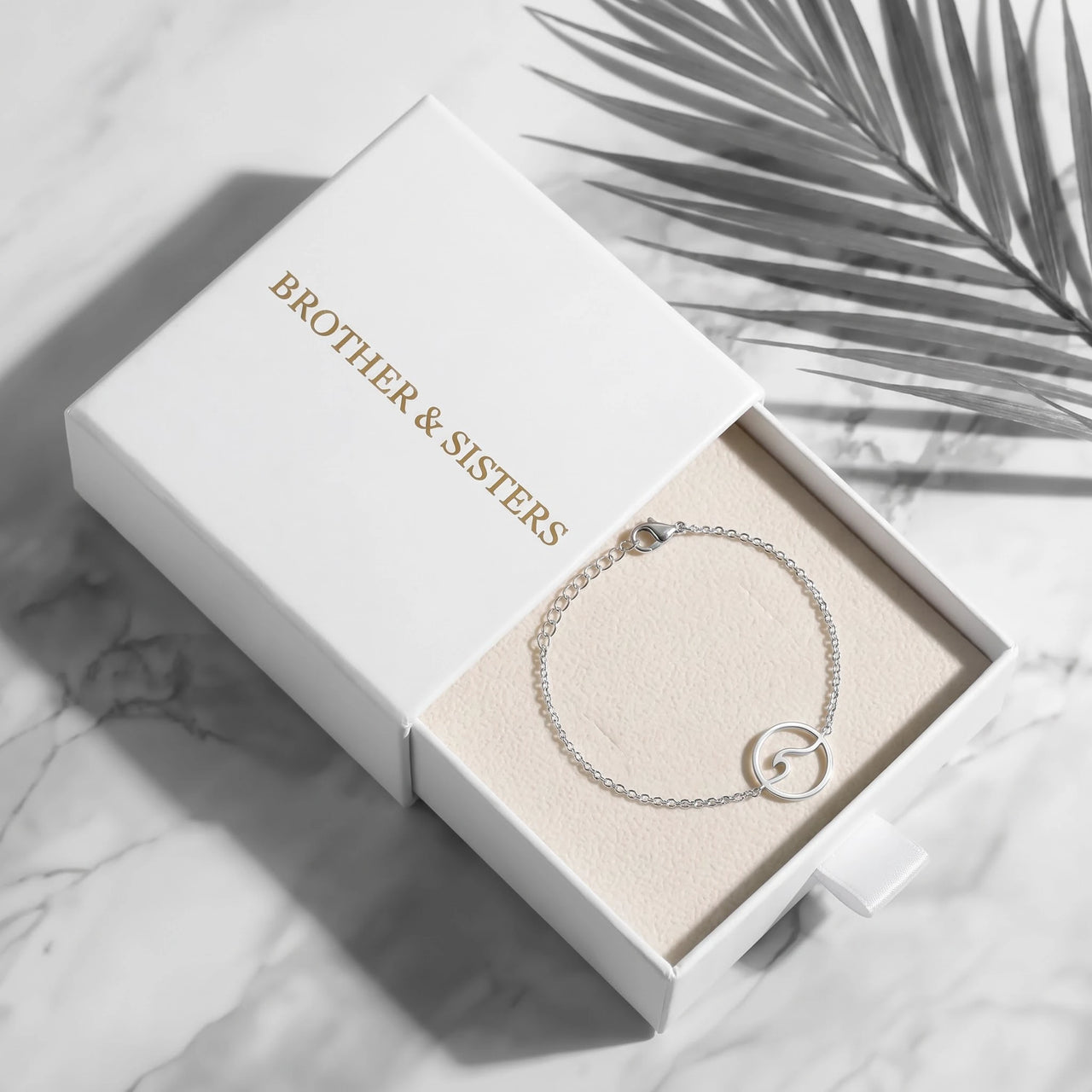 Bracelet surf — dans l'écrin cadeau, argent | SKU: 17429078-white-gold