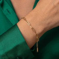 Thumbnail for Close-up of the Original bracelet in gold worn | SKU: l-original