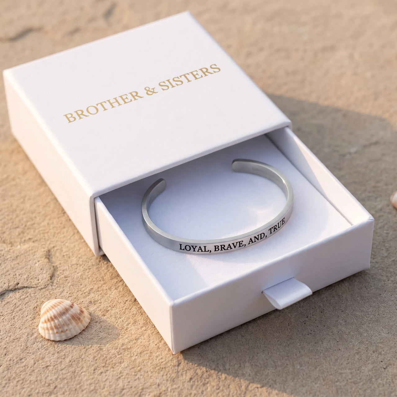Bracelet gravé — dans l'écrin cadeau, argent | SKU: lbat-rg