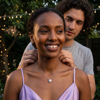 Thumbnail for Collier rond — photo en couple, argent | SKU: 33136351