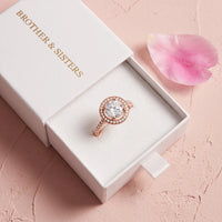 Thumbnail for Bague or rose — dans l'écrin cadeau, or rose | SKU: 101791-4.5-rose-gold