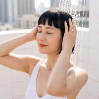 Thumbnail for Bague halo — photo portée sous la douche, waterproof, or rose | SKU: 101791-4.5-rose-gold