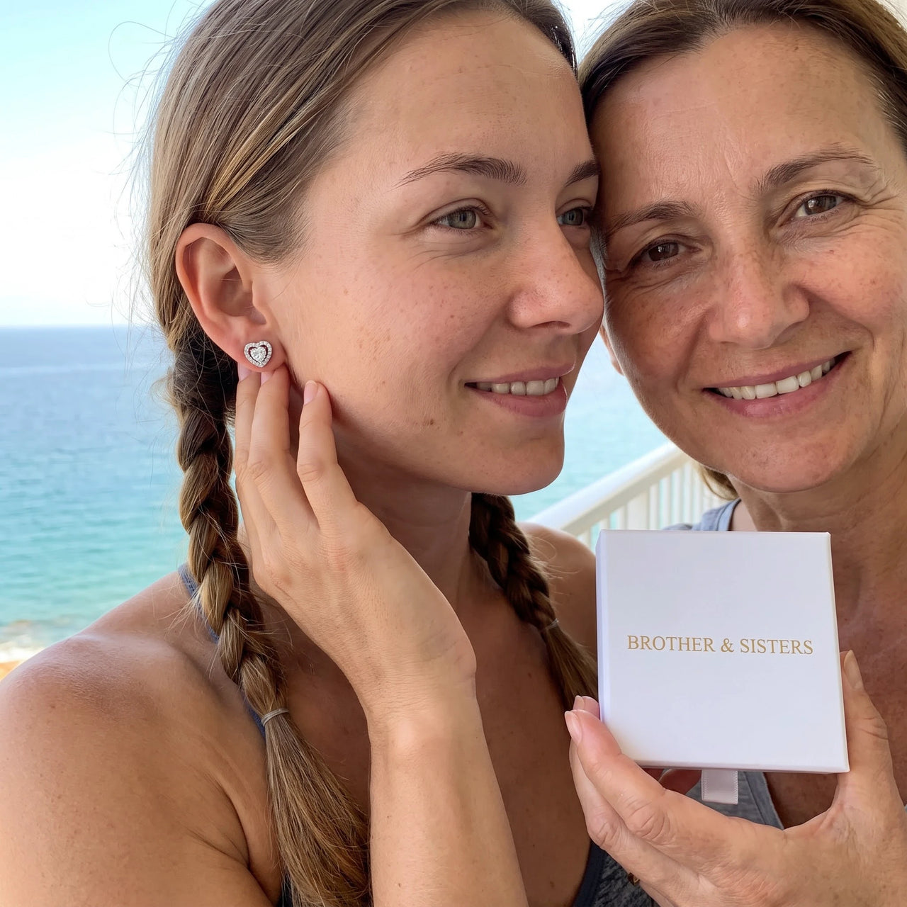 Boucles d'oreilles coeur — le moment du cadeau, argent | SKU: 1953493