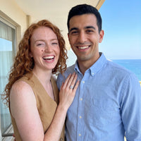 Thumbnail for Bague rectangle — photo en couple, argent | SKU: 1969566-4.5-silver