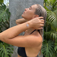 Thumbnail for Bracelet arbre de vie — photo portée sous la douche, waterproof, argent | SKU: 18963309-white-gold